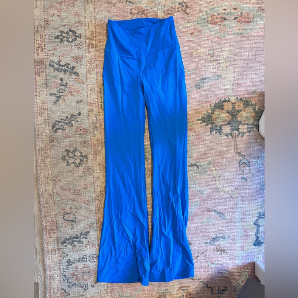 Lululemon Blue Flare Leggings